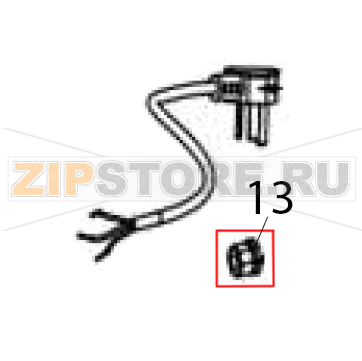 Power cord head Hurakan HKN-FR1GM Power cord head Hurakan HKN-FR1GMЗапчасть на деталировке под номером: 13