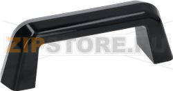 PLASTIC HANDLE 130 mm BLACK 