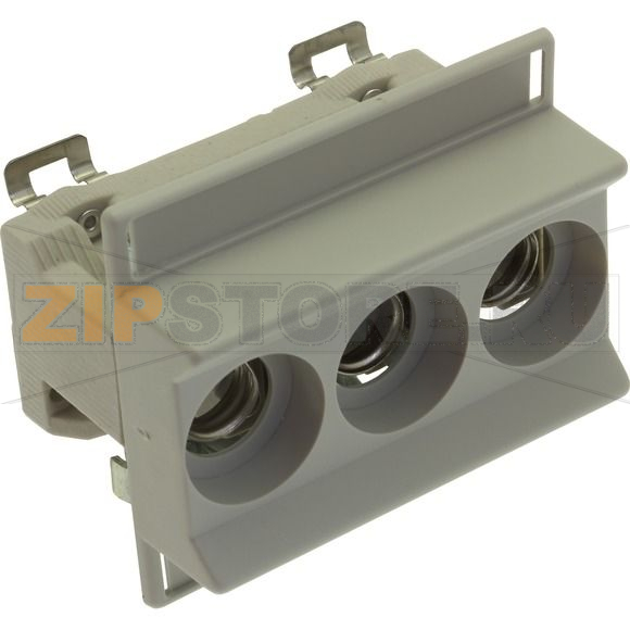 Держатель предохранителей, 16 A, AC 400 В, D01, 3P, IEC 1,5 Eaton FUSE-BASE D01 3POL DIN HUT 