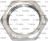 Hexagon nut M9 X 0.75 Flat H 2