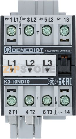 КОНТАКТОР BENEDIKT/JAGER K3-10ND10 RATIONAL 40.06.449P 