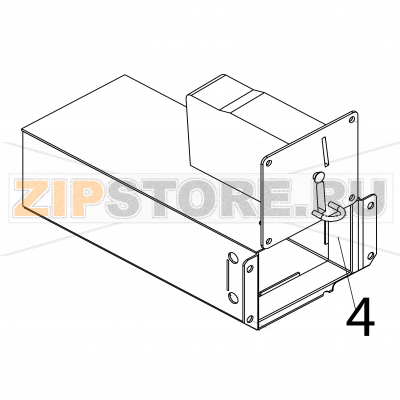 Coin box holder compl. Fagor LA-25 TP2 E Coin box holder compl. Fagor LA-25 TP2 EЗапчасть на деталировке под номером: 4Название запчасти Fagor на английском языке: Coin box holder compl. LA-25 TP2 E.