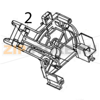 Brewing unit left rack Hurakan HKN-ME709