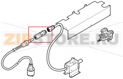 Rapid female pipe fitting Lainox ME061T   Rapid female pipe fitting Lainox ME061TЗапчасть на сборочном чертеже под номером: 22Название запчасти на английском&nbsp;языке: Rapid female pipe fitting Lainox ME061T