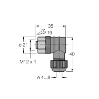 Разъем разборный Turck BKV8240-0/9