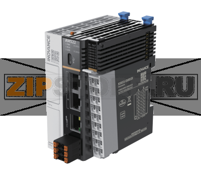 Контроллер 24 В/DC, 8xDI (NPN/PNP), 8xDO (NPN), 2xEthernet, 1xEtherCAT, 1xRS485, 1xType-C, 20 осей, CAM, 2xGE20, 16xGL20, IP20 Inovance AM522-0808TN-INT 