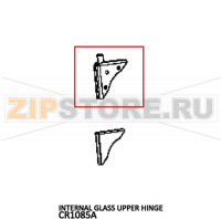 Internal glass upper hinge Unox XVC 505E