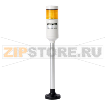 Колонна сигнальная, светодиодная, модульная, Ø: 56 мм Autonics PTE-AP-1FF-Y 