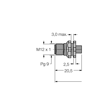 Кабель Turck FSSD 841-0.5M 