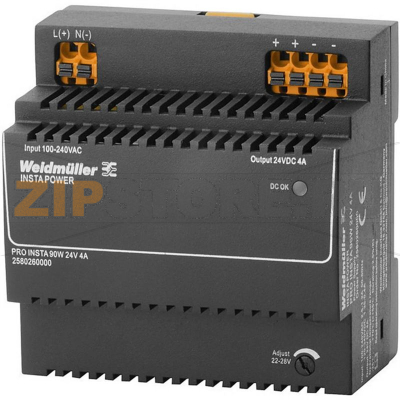 Блок питания 24 В/DC, 4 А, 96 Вт Weidmüller PRO INSTA 96W 24V 4A 