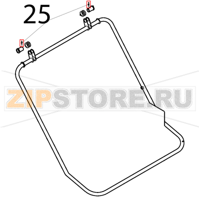 Split pin 2x30 Silanos E1000 Split pin 2x30 Silanos E1000Запчасть на деталировке под номером: 25