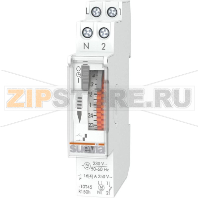 Реле времени на DIN-рейку 230 В/AC, 16 А Suevia SU400432 