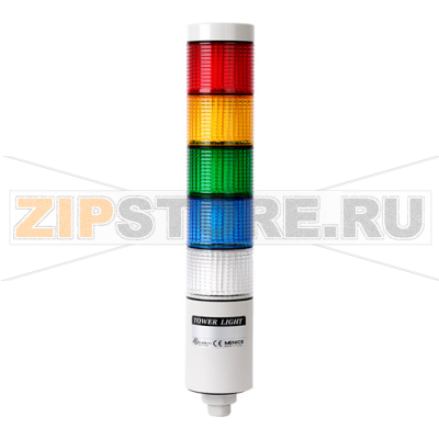 Колонна сигнальная, светодиодная, модульная, Ø: 56 мм Autonics PTE-SC-502-RYGBC 