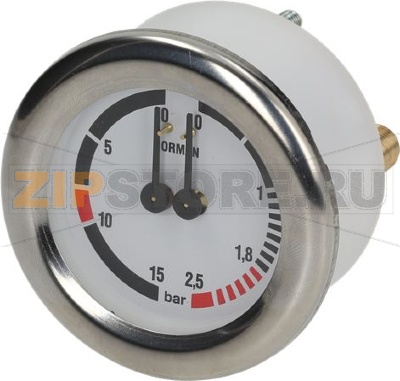 МАНОМЕТР НАСОСА БОЙЛЕРА Ø 63 ММ 