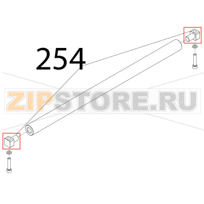 Quadretto barra tonda LNR Sirman Anniversario 300 Quadretto barra tonda LNR Sirman Anniversario 300Запчасть на деталировке под номером: 254