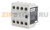 Блок вспомогательных контактов, 2NO+2NC, фронтальный монтаж Kripal AU-4-22