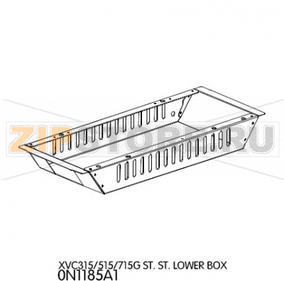 St. St. Lower box Unox XVC 715G St. St. Lower box Unox XVC 715GЗапчасть на деталировке под номером: 205Название запчасти на английском языке: St. St. Lower box Unox XVC 715G