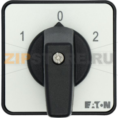 Переключатель полюсов, контакты: 8, 32 A, панель: 1-0-2, 60°, с фиксацией Eaton T3-4-8441/E 
