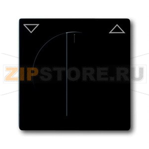 Плата центральная с поворотной ручкой, чёрная ABB 2CKA001710A3894 