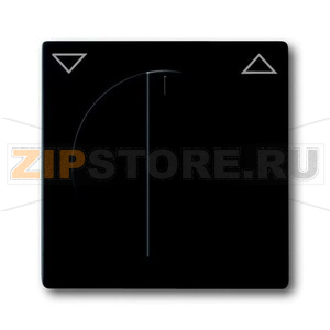 Плата центральная с поворотной ручкой, чёрная ABB 2CKA001710A3894 