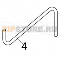 Sprinkler bar connection pipe (“T” shaped) Brema VM 350