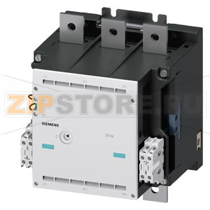 КОНТАКТОР ТИПОРАЗМЕР 14, 3-ПОЛЮСА AC-3, 450КВТ, 400/380V (690V) ДОПОЛНИТЕЛЬНЫЕ КОНТАКТЫ 44 (4НO+4НЗ) УПРАВЛЕНИЕ ПЕРЕМЕННЫМ ТОКОМ AC 110 ДO 132V 50/60ГЦ Siemens 3TF6944-0CF7 