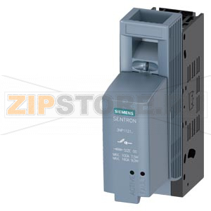SENTRON, предохр. выключ. разъединитель 3NP1, 1-пол., NH000, 160 A, для установка на монтажную плату, рамочная клемма, мониторинг предохр. электронный EFM15, cover level 45mm Siemens 3NP1121-1CA24 