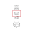 Couronne canalisation Robot Coupe MP 350 Ultra V.V.