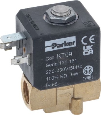 ELV 2WAY G1/4F D2  220 230V 50HZ PARKER 