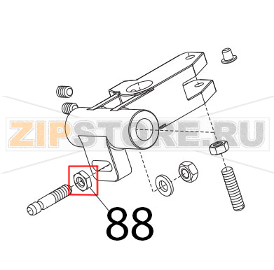 Dado es. DIN439, M6, basso Sirman Mirra 250 C Dado es. DIN439, M6, basso Sirman Mirra 250 CЗапчасть на деталировке под номером: 88
