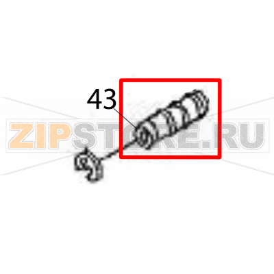 Demand roller (B) Sato HR224 TT Demand roller (B) Sato HR224 TTЗапчасть на деталировке под номером: 43Название запчасти на английском языке: Demand roller (B) Sato HR224 TT.