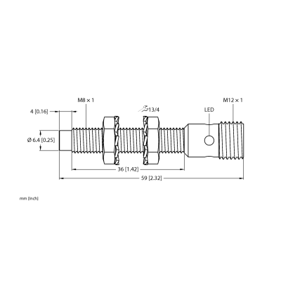 Датчик индуктивный Turck NI3-EG08-AP6X-H1341 