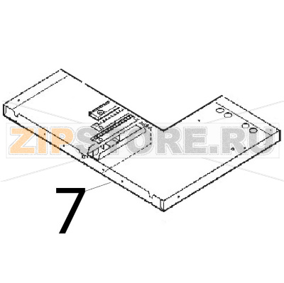 F/lana resistenze Angelo Po 1G1BR1E F/lana resistenze Angelo Po 1G1BR1EЗапчасть на деталировке под номером: 7