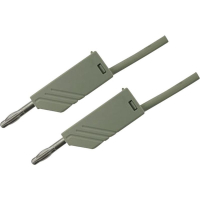Провод измерительный (ламинированный штекер: 4 мм), 0.5 м, серый Hirschmann MLN 50/2,5 GR