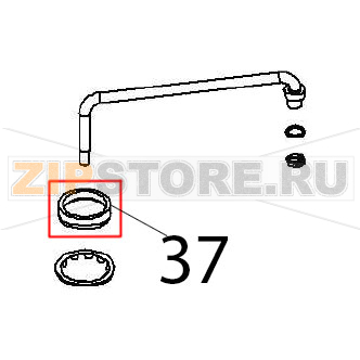 Washer Angelo Po FX61E1 Washer Angelo Po FX61E1Запчасть на деталировке под номером: 37