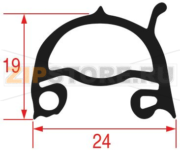 GASKET FOR OVEN DOOR 885x695 mm 