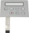 PLATE PUSH-BUTTON PANEL DIGIT 150x120 mm