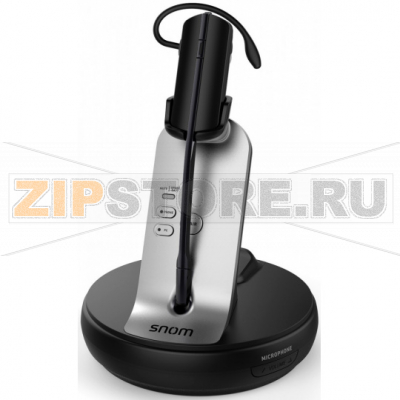 SNOM A170 Беспроводная микро DECT Гарнитура. Технология DECT, Большой радиус действия, Подсоединение к телефону (IP, аналог) илиPC (USB), Встроенный EHS, Горячая замена запасных аккумуляторных батарей на базе, Три стиля ношения 