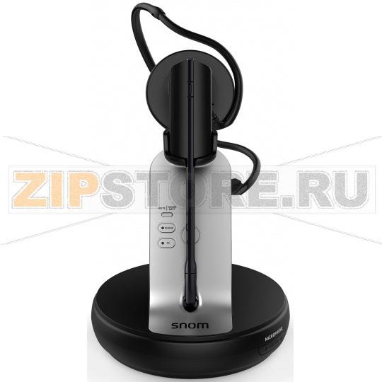SNOM A170 Беспроводная микро DECT Гарнитура. Технология DECT, Большой радиус действия, Подсоединение к телефону (IP, аналог) илиPC (USB), Встроенный EHS, Горячая замена запасных аккумуляторных батарей на базе, Три стиля ношения 