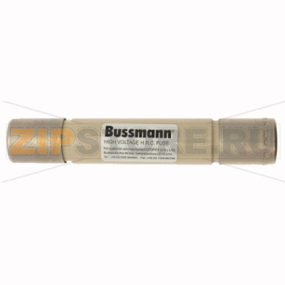 Предохранитель VT, 0.5 A, AC 5.5 kV, 50 кА, 142x25.4 мм, тип E, 0.5E Eaton 5.5KV 0.5A FUSE 