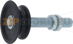 WHEEL WITH GALVANISED PIN - NUTS AND WAS 