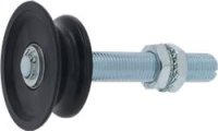 WHEEL WITH GALVANISED PIN - NUTS AND WAS