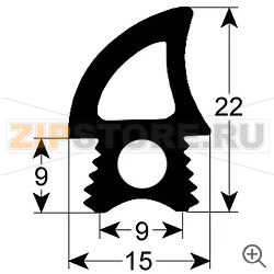 GASKET FOR OVEN DOOR 2200 mm 