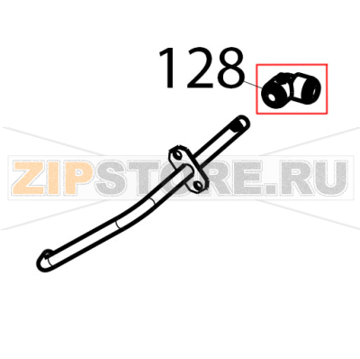 Pipe 90°, D.10 Tecnoinox EFC06M Pipe 90°, D.10 Tecnoinox EFC06MЗапчасть на деталировке под номером: 128