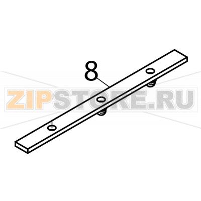 Long bottom deck Fagor VG-101 Long bottom deck Fagor VG-101Запчасть на деталировке под номером: 8Название запчасти Fagor на английском языке: Long bottom deck VG-101.