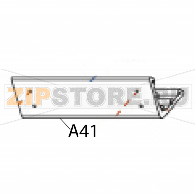 Bottom mech bracket Godex EZ-2200 Bottom mech bracket Godex EZ-2200Запчасть на деталировке под номером: A-41Название запчасти Godex на английском языке: Bottom mech bracket EZ-2200.