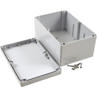 Корпус 240x160x120 мм, материал: поликарбонат, серый, 1 шт Hammond 1555VB2GY
