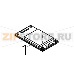 802.11 a/b/g/n/ac Wi-Fi+Bluetooth 4.2 combo module, NFC tag, US TSC Alpha-40L 802.11 a/b/g/n/ac Wi-Fi+Bluetooth 4.2 combo module, NFC tag, US TSC Alpha-40LЗапчасть на деталировке под номером: 1