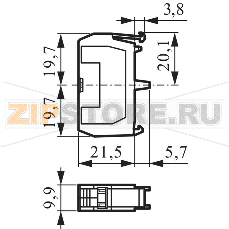 Элемент контактный 600 В, 1 шт Baco BA331ER01 