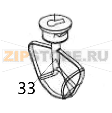 Flat beat Hurakan HKN-KS7 Flat beat Hurakan HKN-KS7Запчасть на деталировке под номером: 33